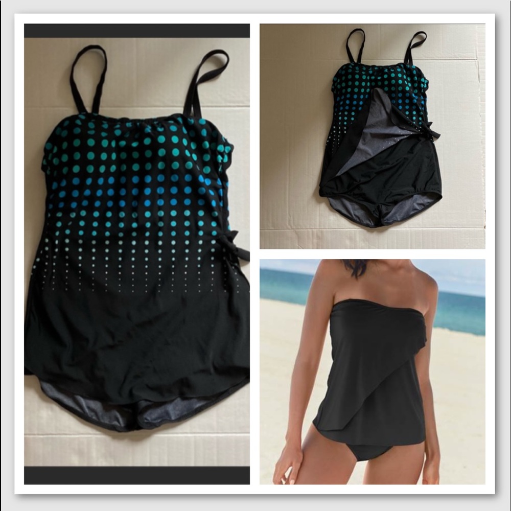 Modest Pinup Seaside black green gradient size 12